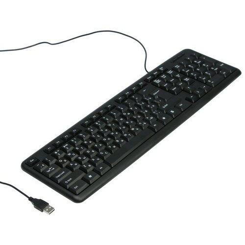 Клавиатура Defender #1 HB-420 RU, проводная, мембранная, 107 клавиш, USB, 1.5 м, черная клавиатура defender 1 hb 420 ru проводная мембранная 107 клавиш usb 1 5 м черная