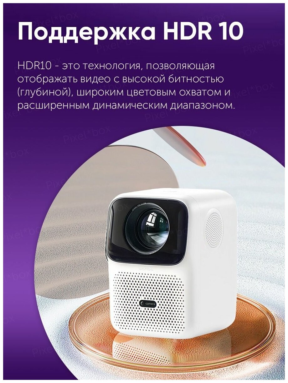 Портативный проектор Xiaomi Wanbo Projector T4 - фото №20