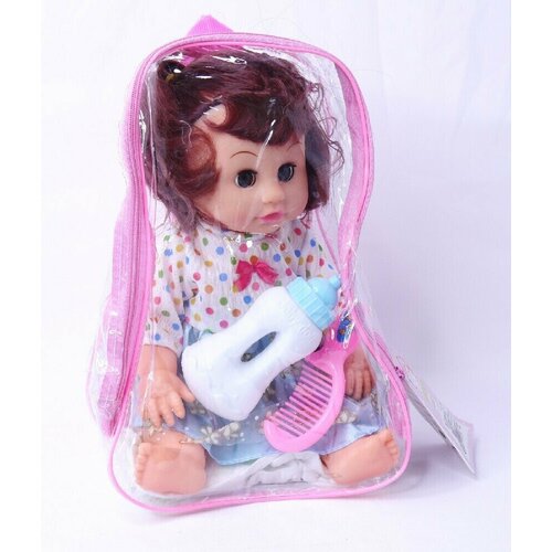 фото Игрушка кукла пупс кот 30см + аксессуары, в сумке (23220) kotik