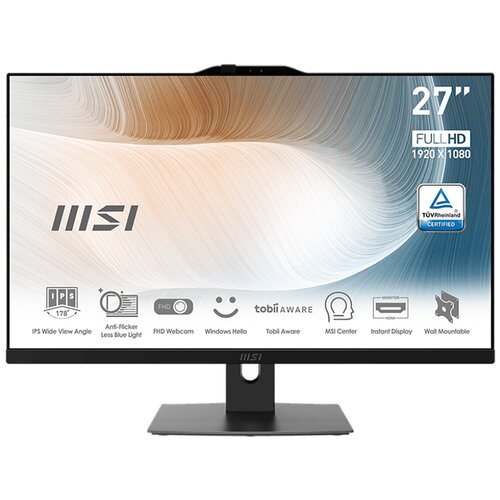 MicroStar MSI Modern AM272P 12M-230RU 9s6-af8211-230 Black 27