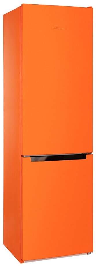 Холодильник NORDFROST NRB 164NF Or двухкамерный, 343 л объем, No Frost в МК, высота 203 см, оранжевый матовый - фотография № 1