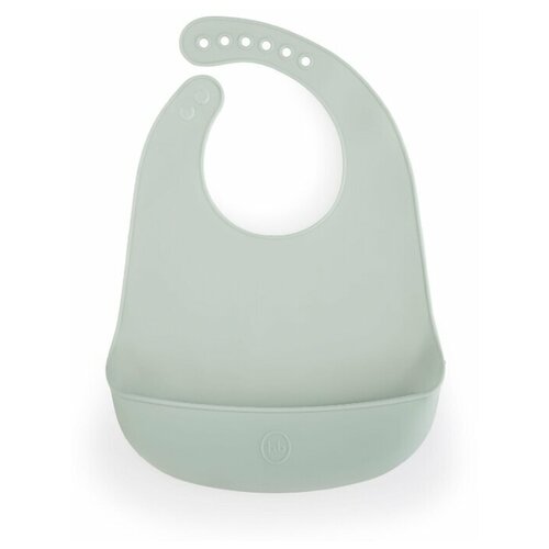 Happy Baby Нагрудник Expert Silicone baby bib, aqua