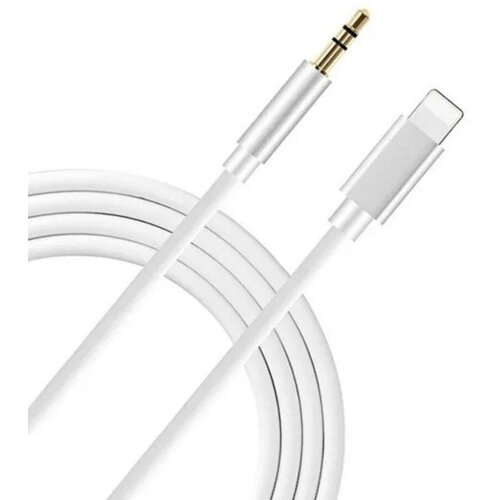 Аудио-переходник для iPhone Lightning / AUX 3.5mm / Кабель-адаптер 1м / Caushon