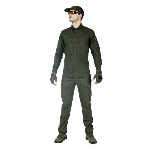 фото Костюм тактический мужской, летний, gongtex commando, 100% хлопок , цвет олива-m