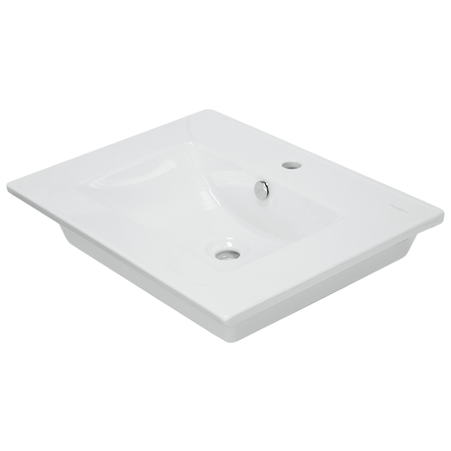 Раковина 60.9 см SANITA LUXE QUADRO 60 раковина 75 см sanita luxe quadro qdr75slwb01