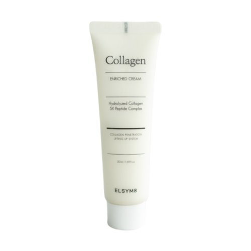 Купить ELSYM8 антивозрастной увлажняющий крем для лица корея с коллагеном - Collagen + enriched cream, 50мл