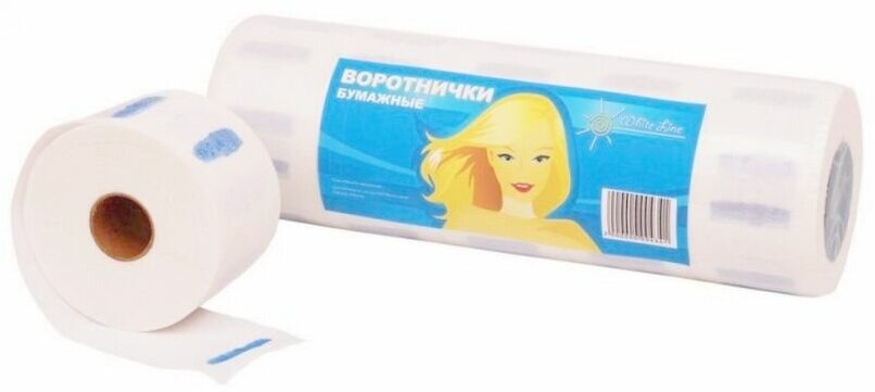 White line Воротнички бумажные, белый, 5 шт.