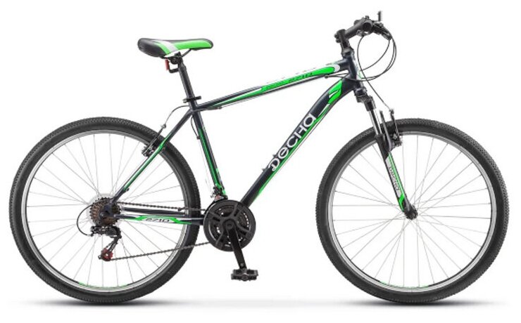Велосипед горный Десна-2910 V 29" F010 , размер рамы/цвет; 19" Серый/зелёный , STELS (Стелс)