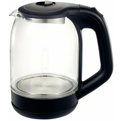 Чайник электрический 18Л 1800-2200ВТ диск стекло черн добрыня 250600₽