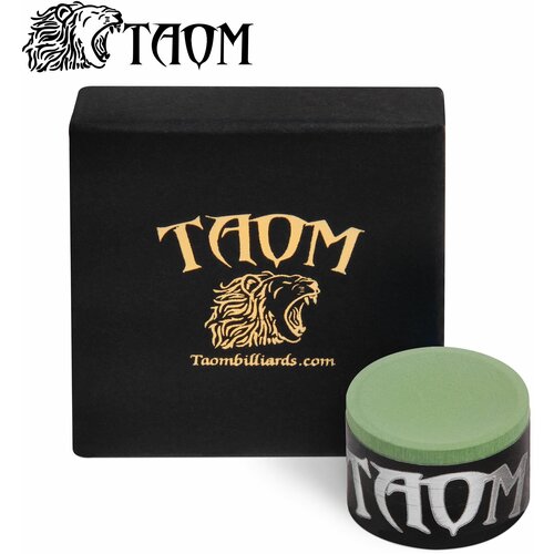 Мел для бильярда Taom V10 Chalk Green в индивидуальной коробке, 1 шт.