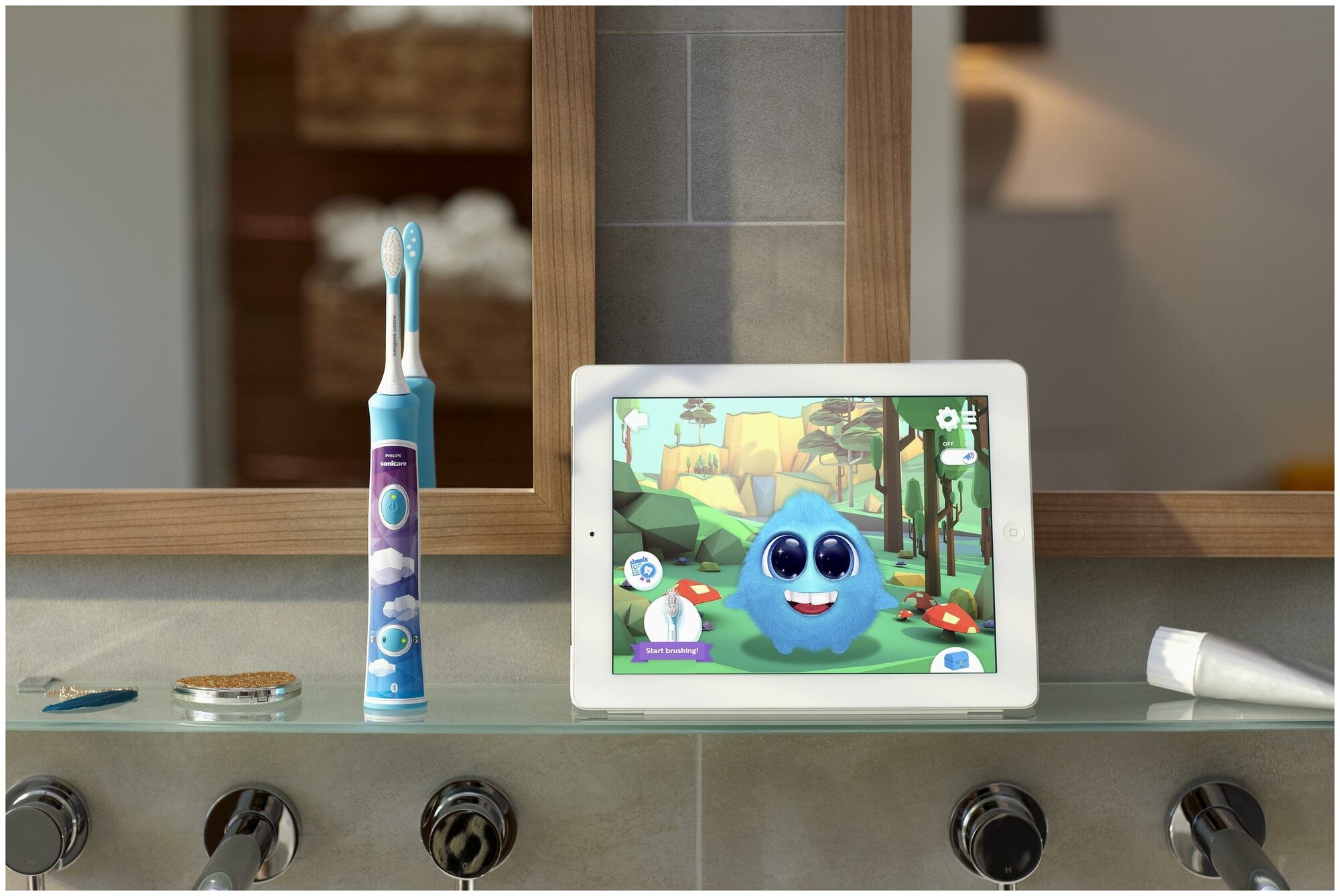 Электрическая зубная щетка PHILIPS Sonicare For Kids , цвет: розовый - фото №9