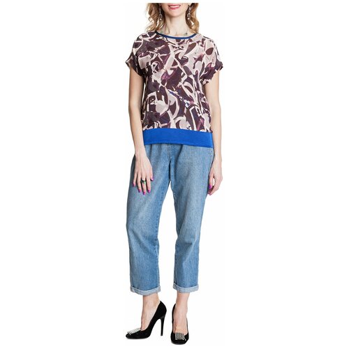 фото Топ из кручёной вискозы в коричневых оттенках iya yots