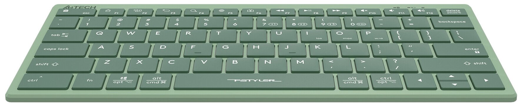 Клавиатура A4Tech Fstyler FBX51C зеленый (fbx51c matcha green) - фото №12