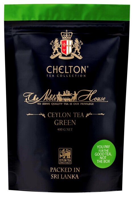 Чай зеленый Chelton Благородный дом, 400 г, 1 пак. - фотография № 1