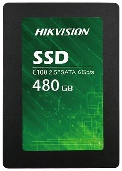 Накопитель SSD Hikvision C100 2,5" 480GB SATAIII 3D TLC HS-SSD-C100/480G