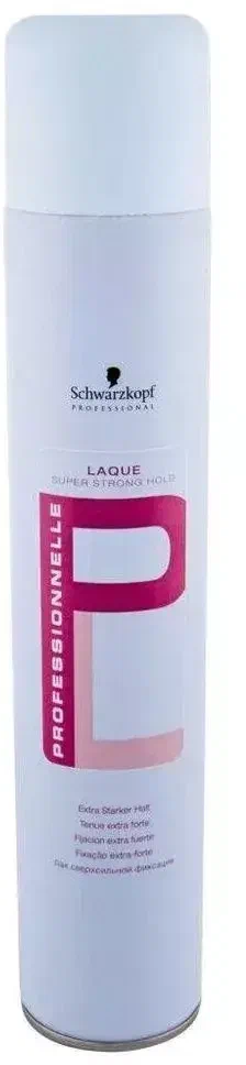 Schwarzkopf Professional лак для волос Professionnelle Laque Super strong hold, экстрасильная фиксация, Германия, 495 г, 500 мл