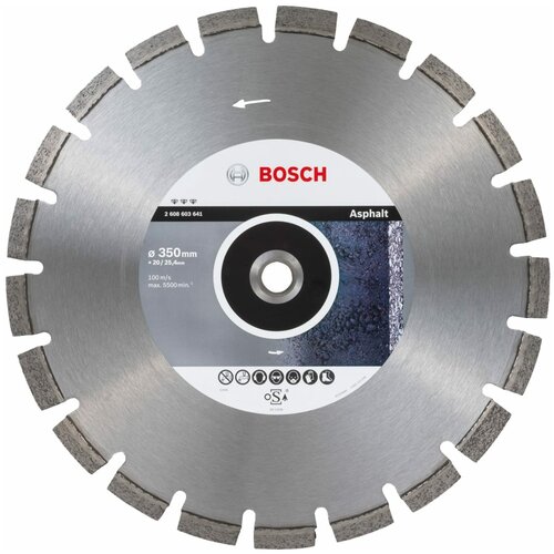 Круг алмазный Bosch Ф350х25,4/30 Bf Asphalt (641) 2608603641 .