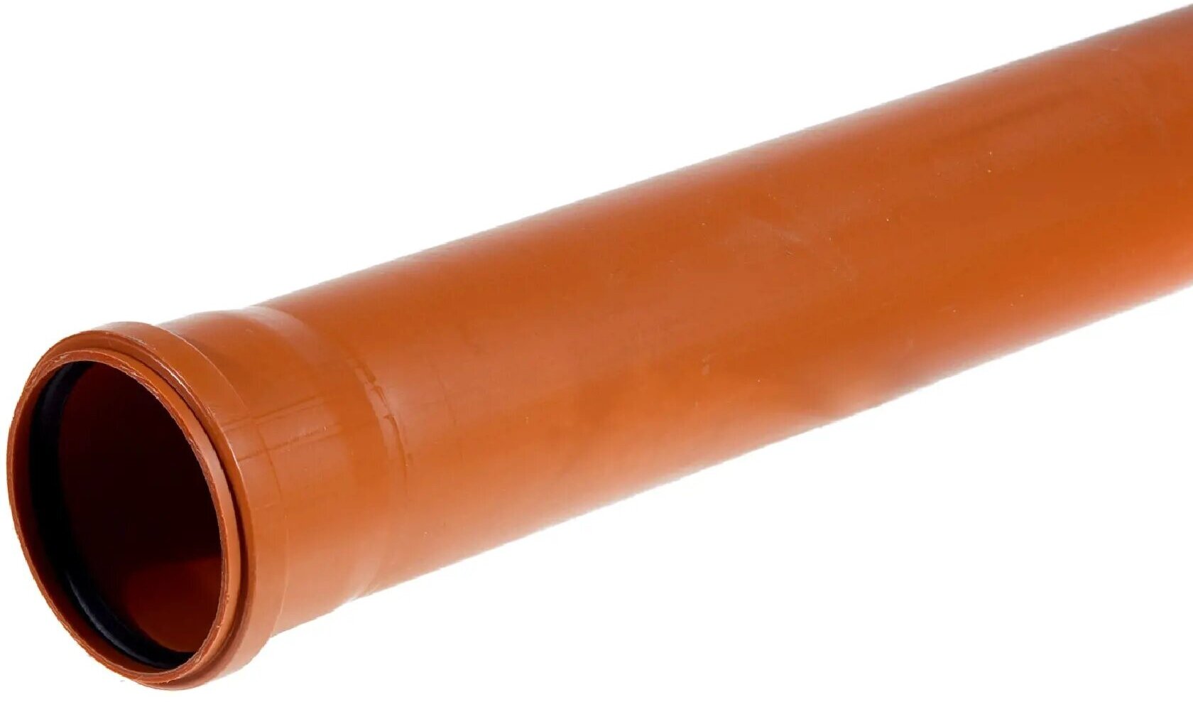 Труба канализационная наружная SN4 110х1000 мм - фотография № 5