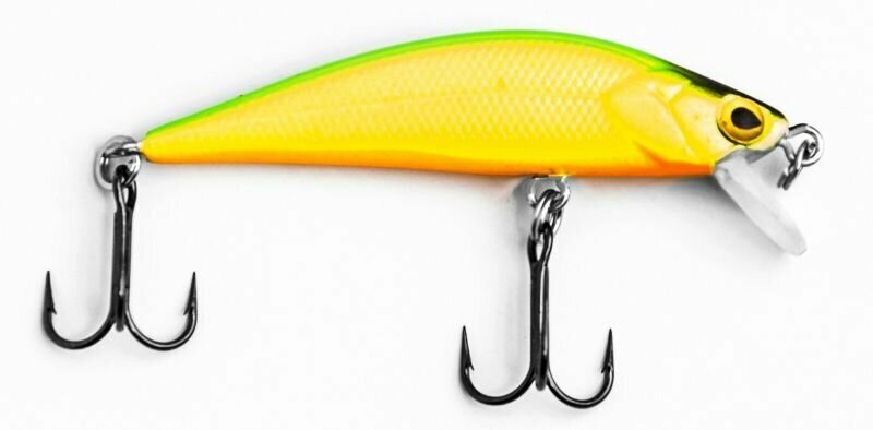 Воблер RUBICON HUMBUG MINNOW S, 50мм, 3гр, заглубление 0-0.8m, M25