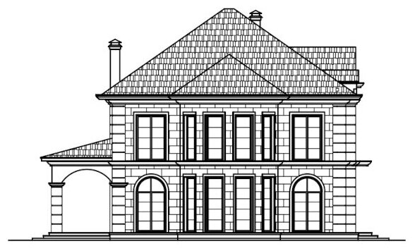 Проект кирпичного дома Catalog-Plans-46-36 (216,1кв.м, 16,99x12,55м, кирпич 510) - фотография № 5