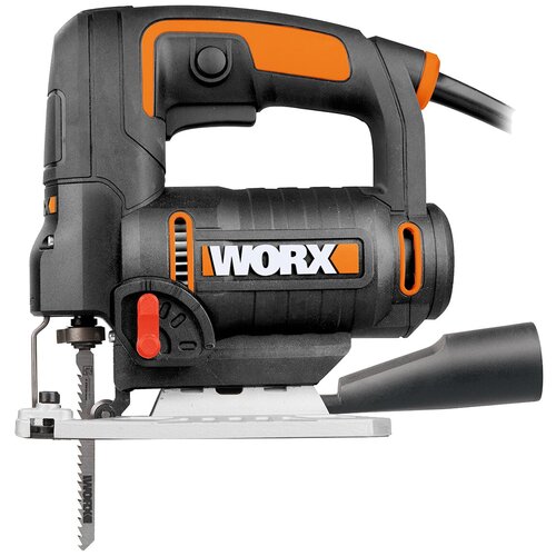 Электролобзик Worx WX478, 650 Вт черный/оранжевый