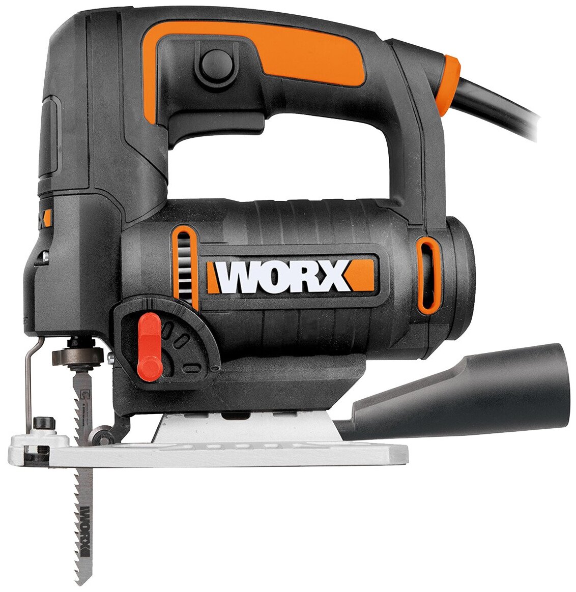 Электролобзик Worx WX478, 650 Вт черный - фотография № 1