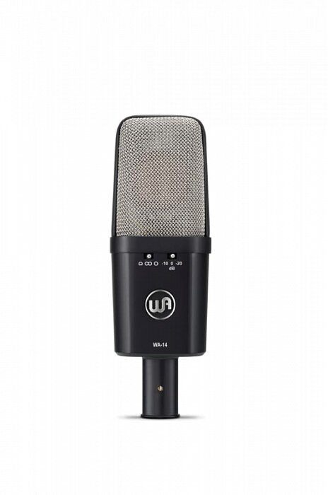 Микрофон проводной Warm Audio WA-14, разъем: XLR 3 pin (M), черный/серебристый - фото №7