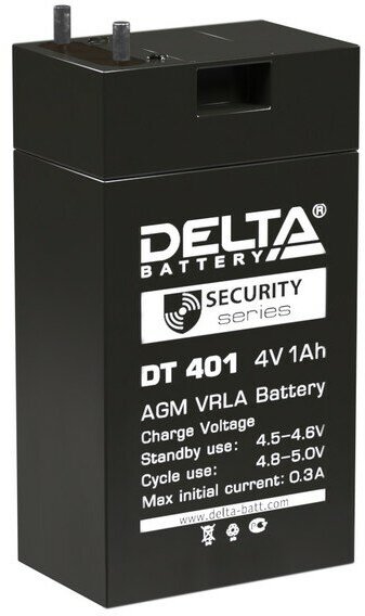 Аккумулятор Delta DT 401 (4V 1Ah)