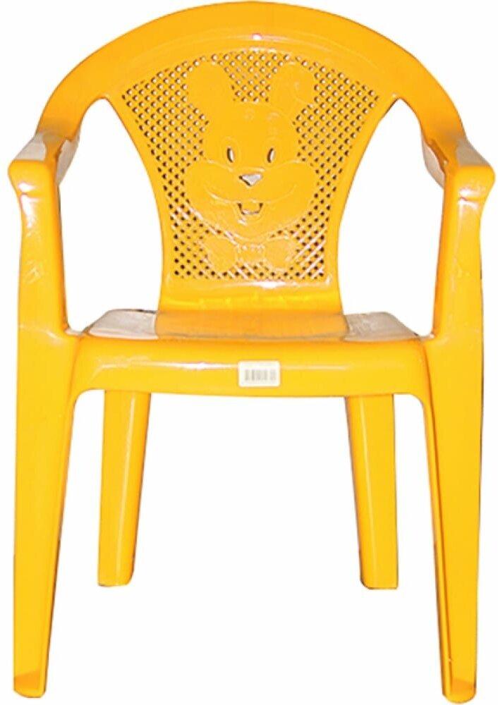 Кресло Росспласт Малыш желтое 527611 - фотография № 2