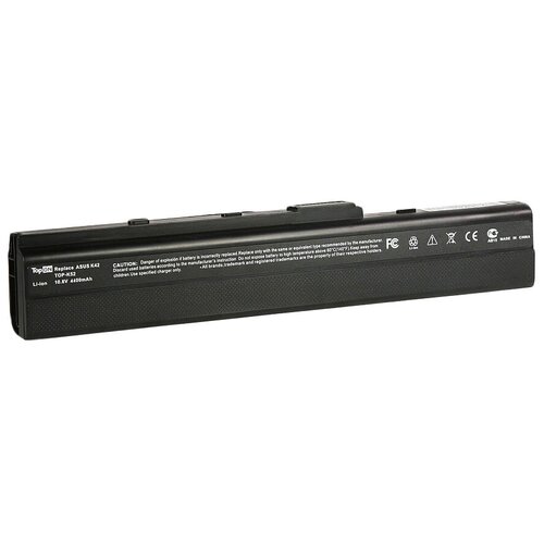 Аккумулятор для ноутбука TOPON Asus K52F, A40, A50, A52JB, K42F, K62, N82, P42, PRO5, X42J, X52 Series. 10.8V 4400mAh 48Wh. PN: A32-K52, A32-K42, A31-B53.