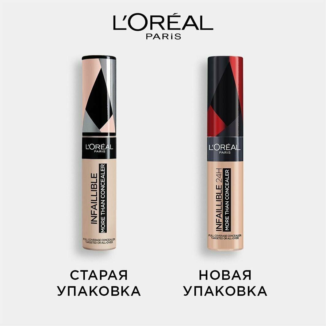 L'Oreal Paris Infaillible Консилер стойкий многофункциональный, тон 320 фарфор - фотография № 3