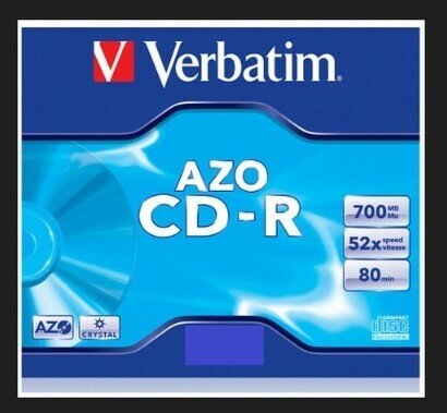 CD-R Verbatim 700Mb 52x AZO CD-R 1 шт