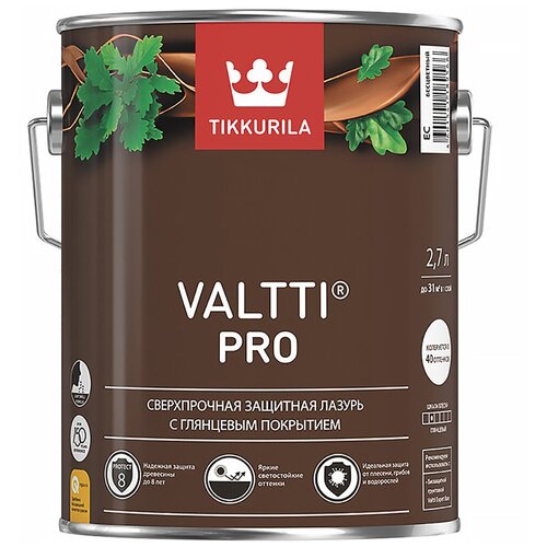 Антисептик для дерева Valtti Pro (Валтти Про) TIKKURILA 0,9л бесцветный