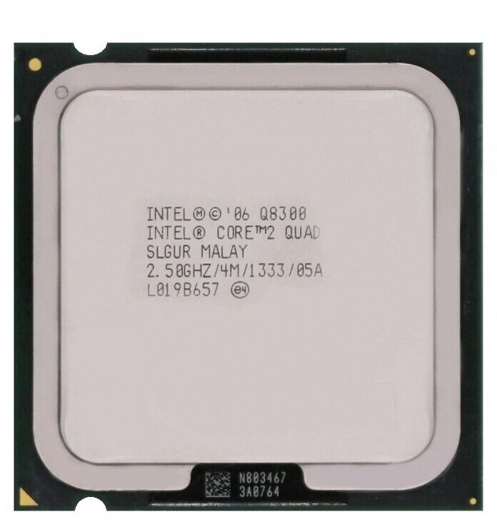 Процессор Intel Core 2 Quad Q8300 (2,5 ГГц, LGA 775, 4 Мб, 4 ядра) OEM