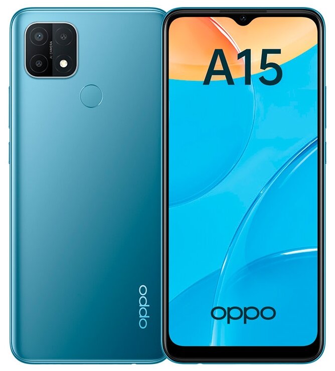 Смартфон Oppo A15 2/32GB Голубой