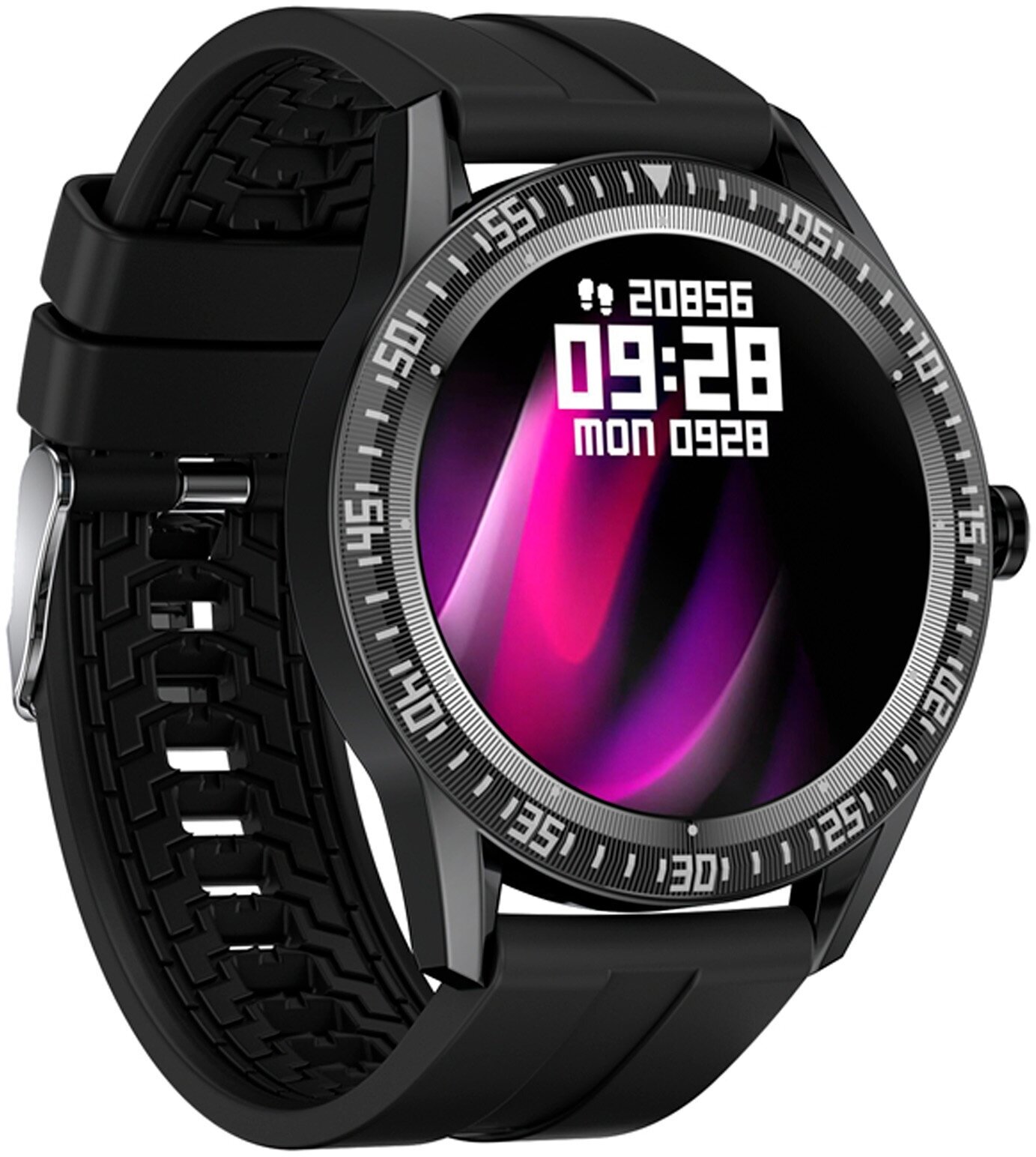 Смарт-часы Digma Smartline F3 1.28" TFT корп. черный рем. черный (F3B)
