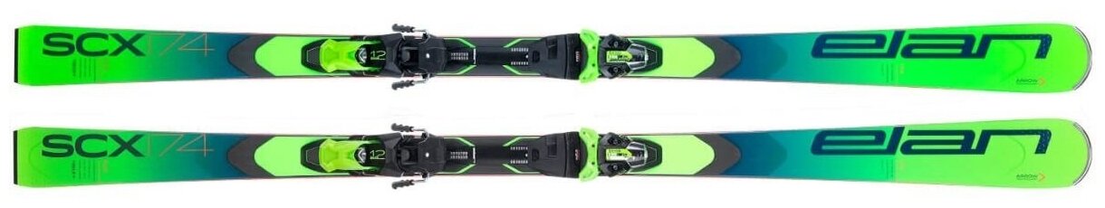 Горные лыжи с креплениями ELAN 2020-21 SCX Fusion X + EMX 12.0 GW Fusion X Black/Green (см:168)