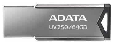 Флешка ADATA 64Gb UV250 USB2.0 серебристый
