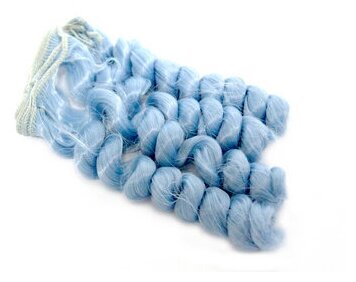 Трессы "Элит" кудри для кукол №38 4134, длина волос 38см, ширина 100 см, 1шт