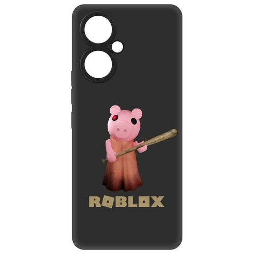 Чехол-накладка Krutoff Soft Case Roblox-Пигги для TECNO Camon 19 черный чехол накладка krutoff soft case roblox пигги для tecno camon 20 pro черный