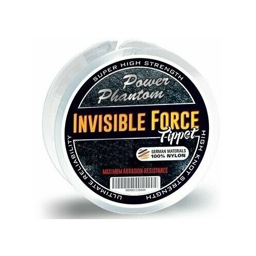 Леска Power Phantom Invisible Force Tippet CLEAR 0,18mm, 4,2kg 30m, 1 штука