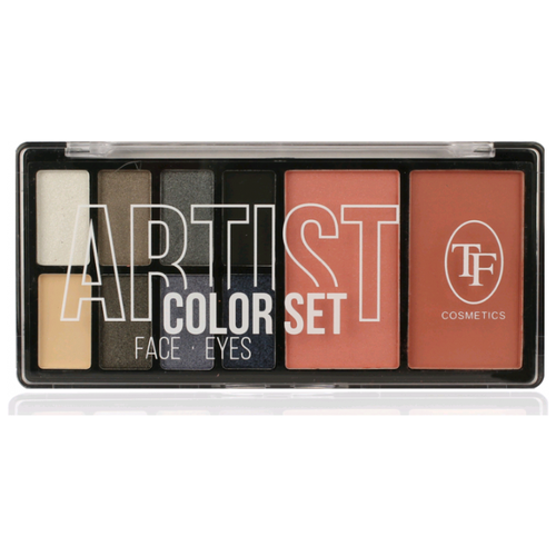 Палетка для макияжа TF Cosmetics ARTIST COLOR SET т.22 Серо-синяя палитра 13,8 г