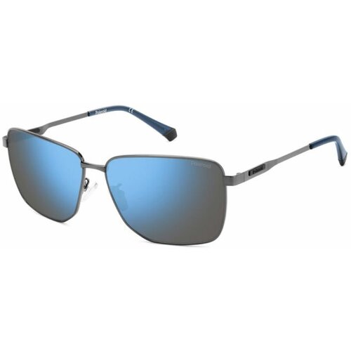 Солнцезащитные очки Polaroid, серый, синий polaroid pld d398 g kj1