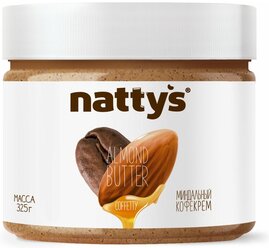 Паста Миндальный кофе-крем Coffetty Nattys, 325 г