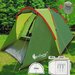 Mircamping Автоматическая палатка туристическая 3 местная с тамбуром / шатер садовый/ тент шатер с москитной сеткой для рыбалки