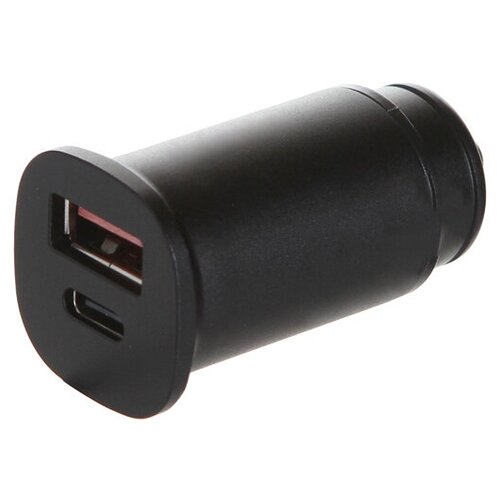 Кабель Baseus Square Metal A+C 30W PPS Car Charger Black CCALL-AS01