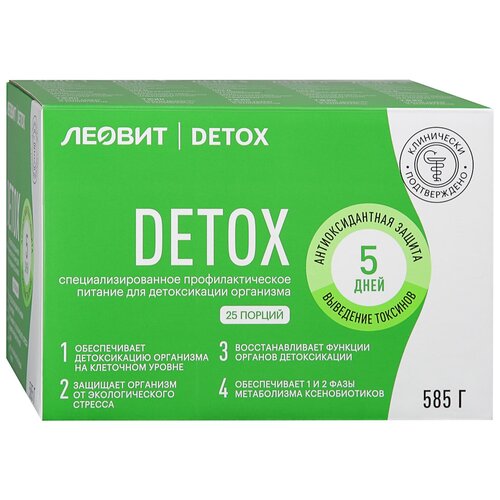 Леовит DETOX леовит DETOX Профилактическое питание для детоксикации организма. Кейс