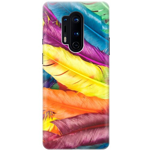 RE: PA Накладка Transparent для OnePlus 8 Pro с принтом Разноцветные перья re pa накладка transparent для huawei mate 40 pro с принтом разноцветные перья