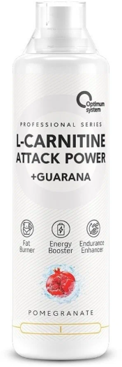 Optimum system L-carnitine Attack power, вкус гранатовый (500 мл.)