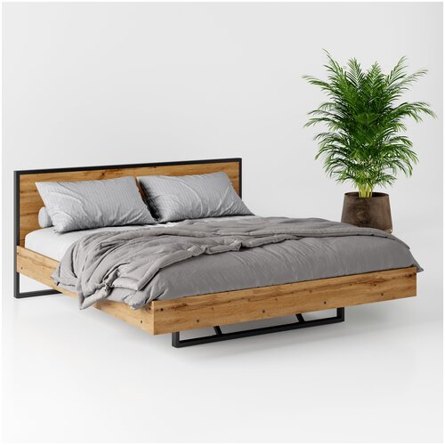 Кровать двуспальная лофт Волстрит 180